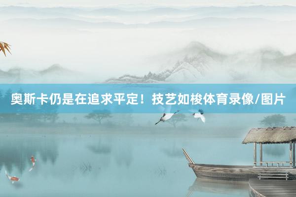 奥斯卡仍是在追求平定！技艺如梭体育录像/图片