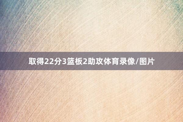 取得22分3篮板2助攻体育录像/图片