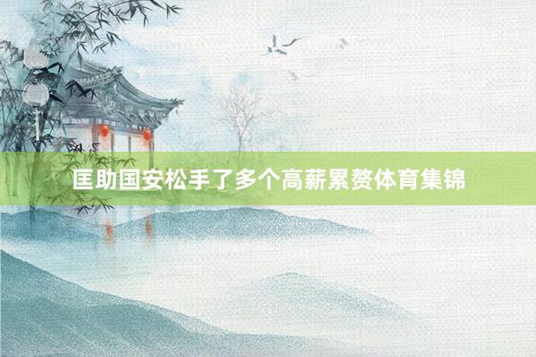 匡助国安松手了多个高薪累赘体育集锦