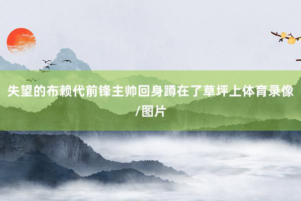 失望的布赖代前锋主帅回身蹲在了草坪上体育录像/图片