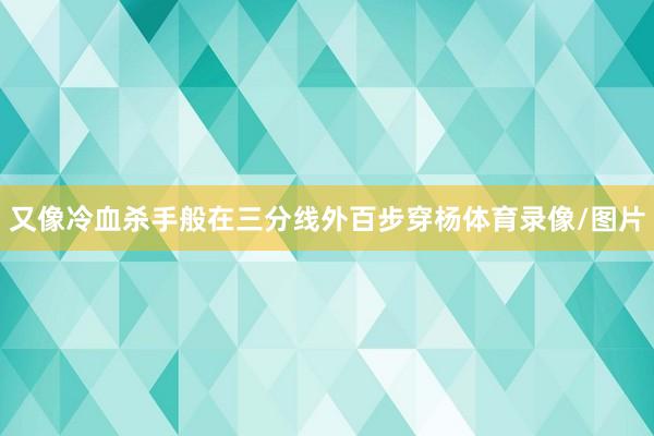 又像冷血杀手般在三分线外百步穿杨体育录像/图片