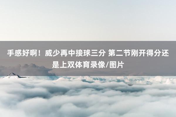 手感好啊!威少再中接球三分 第二节刚开得分还是上双体育录像/图片