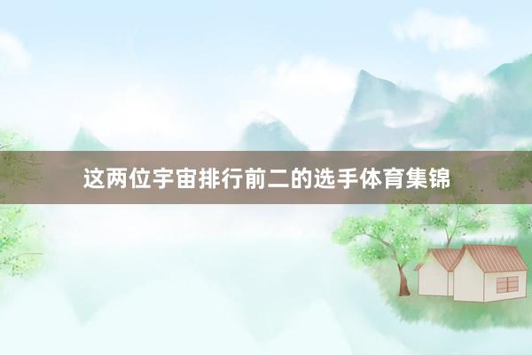 这两位宇宙排行前二的选手体育集锦
