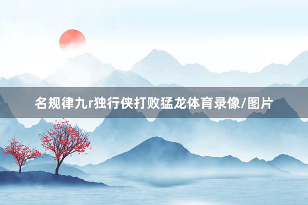 名规律九r独行侠打败猛龙体育录像/图片