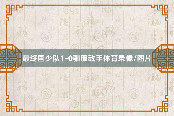 最终国少队1-0驯服敌手体育录像/图片