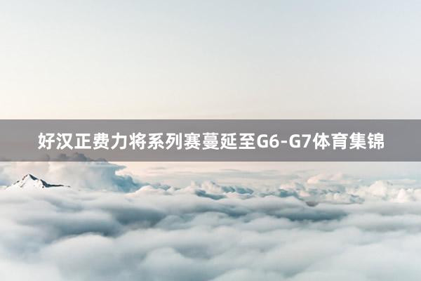 好汉正费力将系列赛蔓延至G6-G7体育集锦
