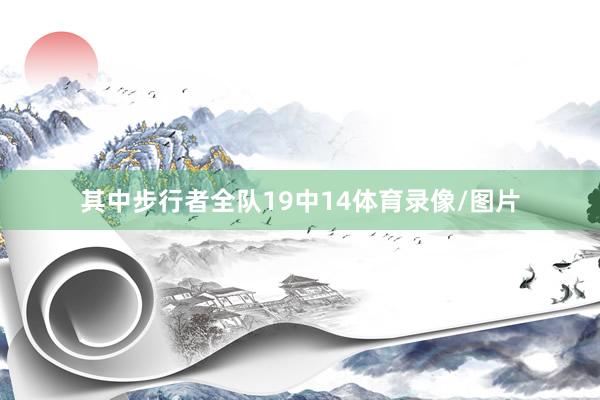 其中步行者全队19中14体育录像/图片