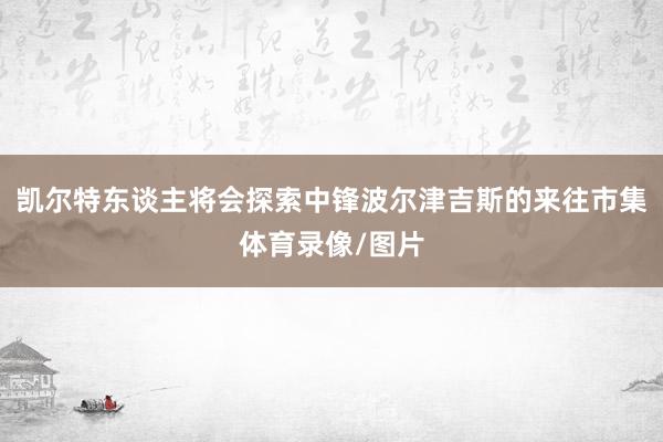 凯尔特东谈主将会探索中锋波尔津吉斯的来往市集体育录像/图片