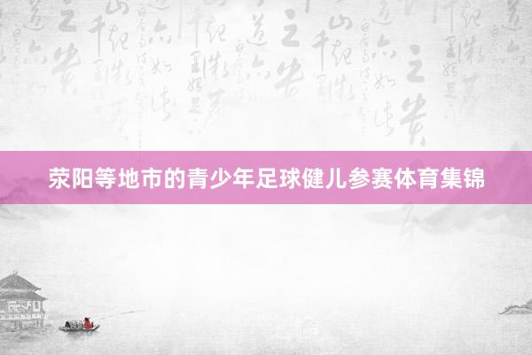 荥阳等地市的青少年足球健儿参赛体育集锦
