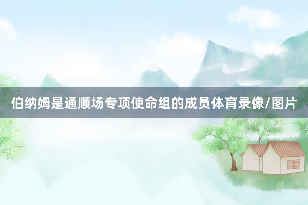 伯纳姆是通顺场专项使命组的成员体育录像/图片