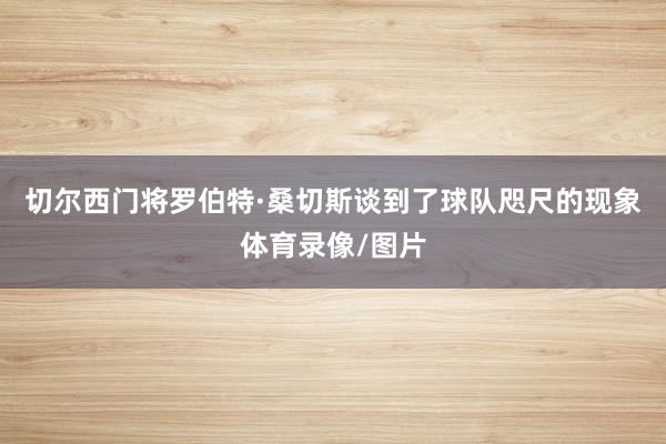 切尔西门将罗伯特·桑切斯谈到了球队咫尺的现象体育录像/图片
