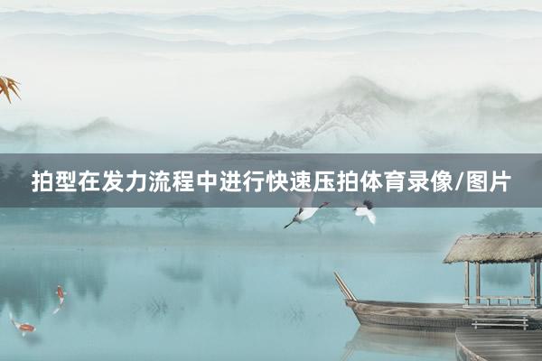 拍型在发力流程中进行快速压拍体育录像/图片