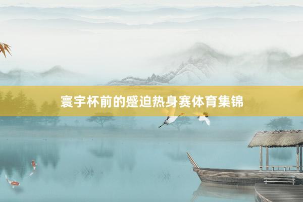 寰宇杯前的蹙迫热身赛体育集锦