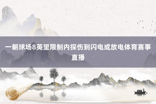 一朝球场8英里限制内探伤到闪电或放电体育赛事直播